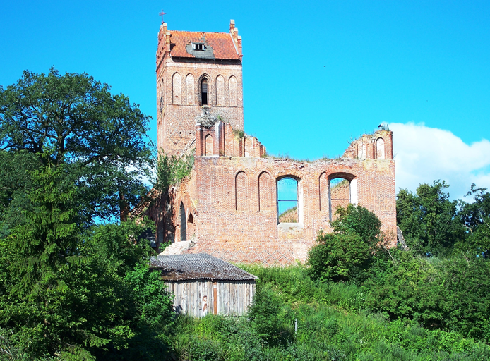 Руины кирхи Гердауэна)